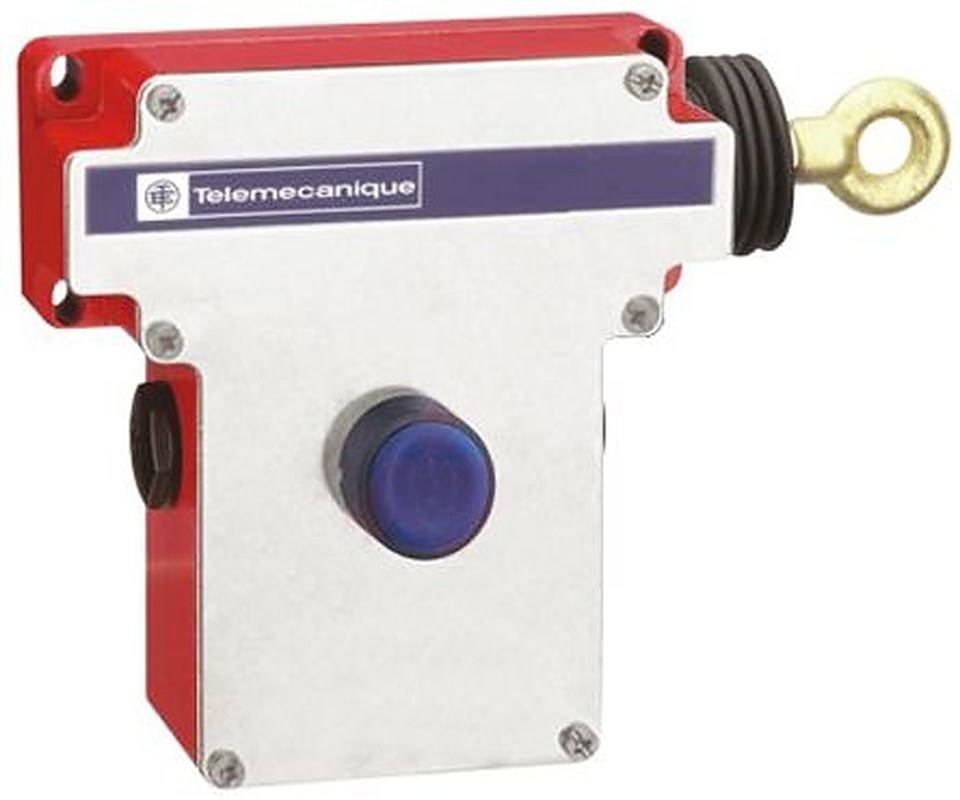 Telemecanique Sensors XY2-CE Rope Pull Switch 5.6 in, Right Side, 1 NO/1 NC