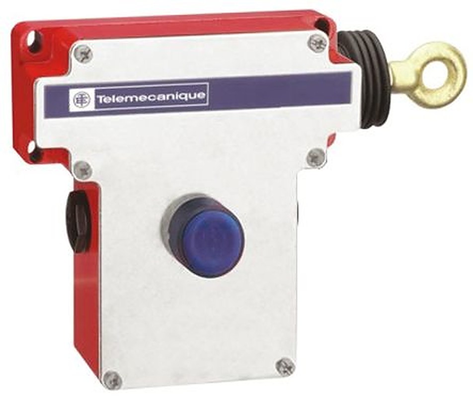 Telemecanique Sensors XY2-CE Rope Pull Switch 5.6 in, Right Side, 2 NO/2 NC