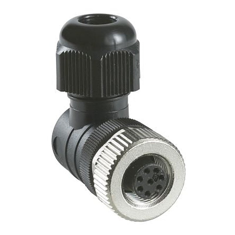 Telemecanique Sensors Circular Connector, 8 Contacts, Cable, M12 Connector, Socket, Female, IP67, XZCC Series