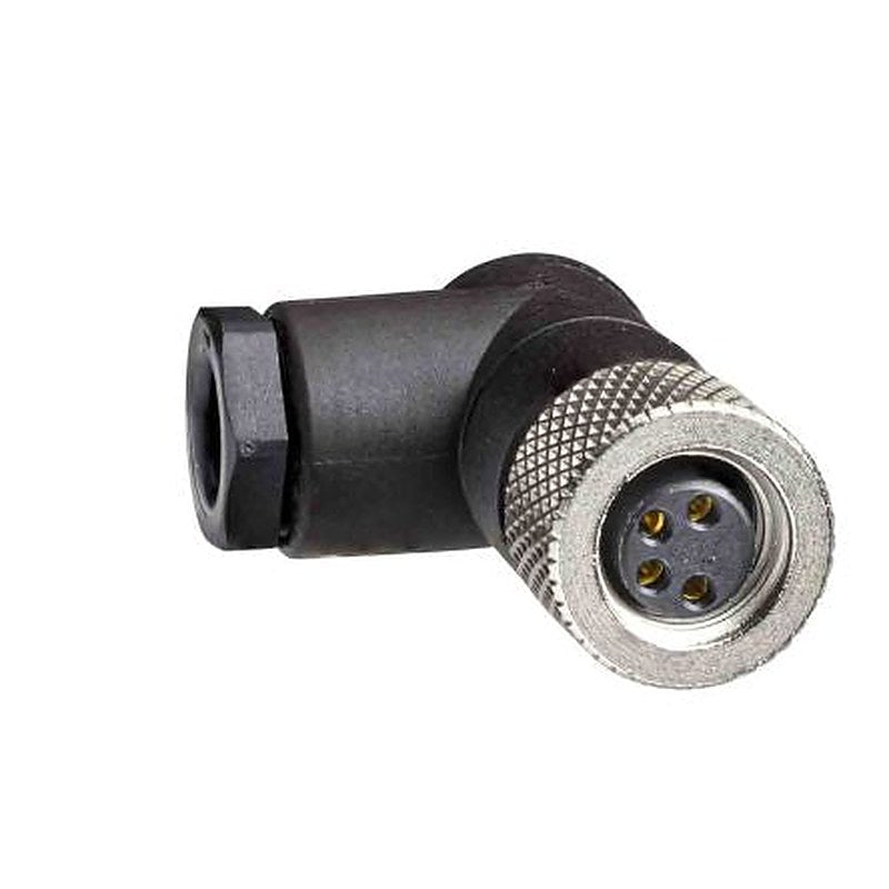 Telemecanique Sensors Circular Connector, 4 Contacts, Cable, M8 Connector, Socket, Female, IP67, XZCC Series