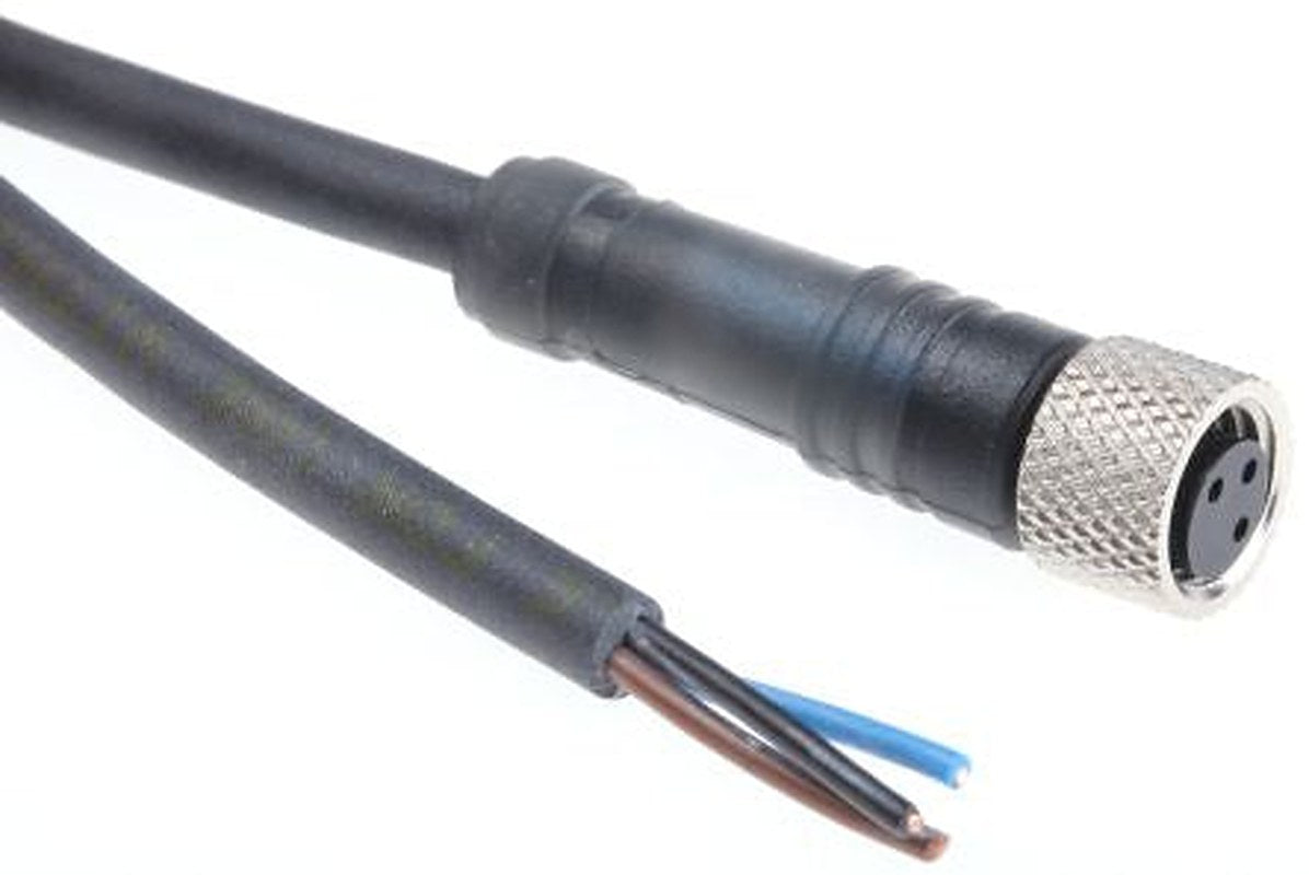 Telemecanique Sensors Female 3 way Straight to 3 way Unterminated Sensor Actuator Cable, 2 m