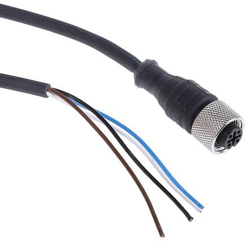 Telemecanique Sensors Female 4 way Straight to Unterminated Free End Sensor Actuator Cable, 10 m