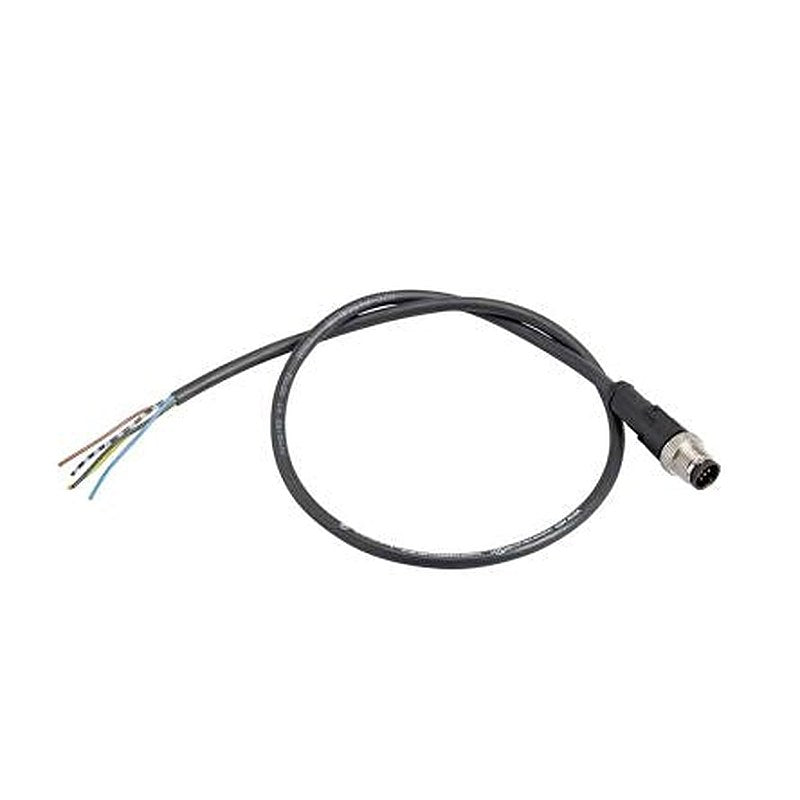 Telemecanique Sensors Male 4 way Straight to 4 way Unterminated Sensor Actuator Cable, 5 m