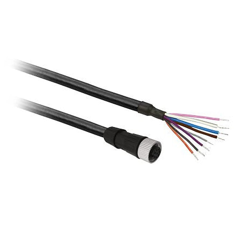Telemecanique Sensors Female 8 way M12 to Sensor Actuator Cable, 20 m