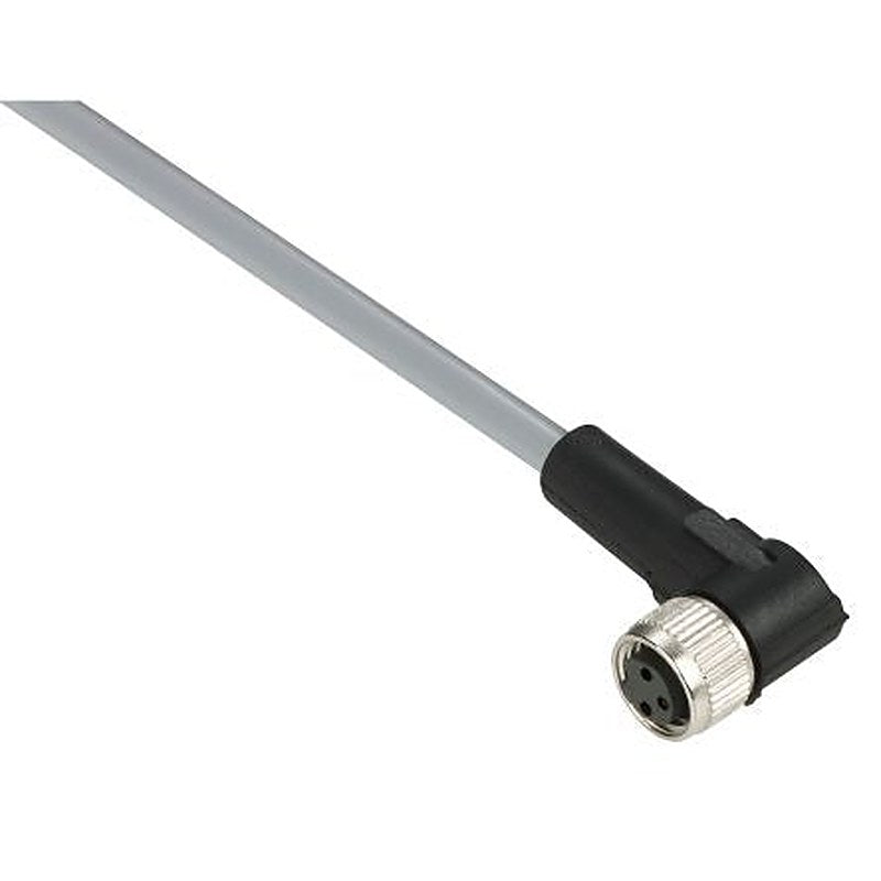 Telemecanique Sensors Female 3 way Right Angle to Sensor Actuator Cable, 5 m