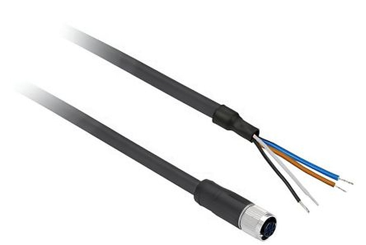 Telemecanique Sensors Female 4 way M12 to 4 way M12 Sensor Actuator Cable, 10 m