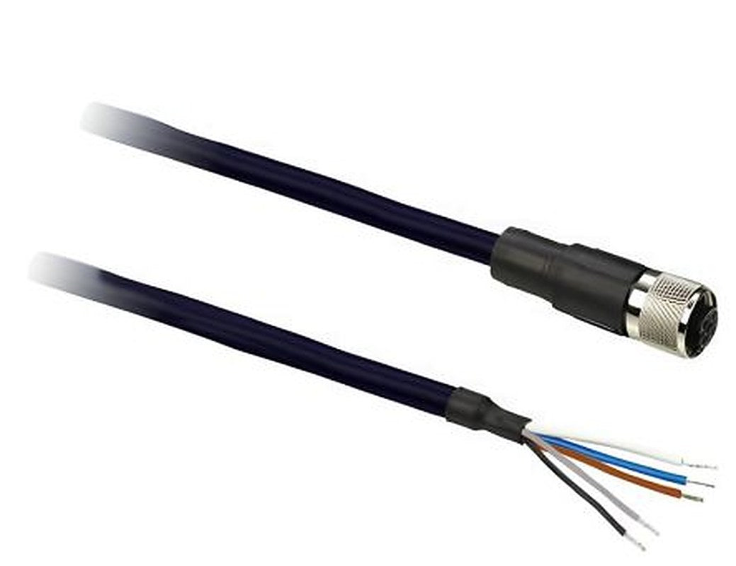 Telemecanique Sensors Female M12 to 3 way M12 Sensor Actuator Cable, 2 m