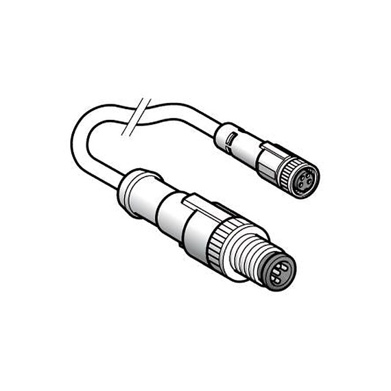 Telemecanique Sensors Male 3 way Straight to Female 3 way Straight Sensor Actuator Cable, 1 m