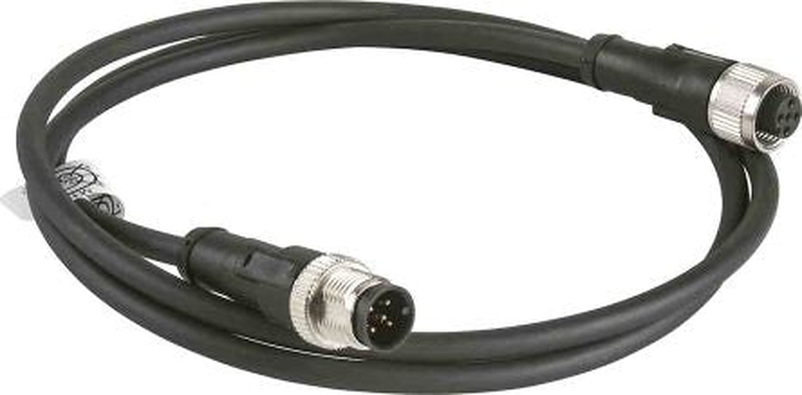 Telemecanique Sensors Male 5 way Straight to Female 5 way Straight Sensor Actuator Cable, 1 m