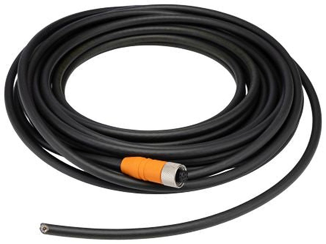 Omron Female 8 way Straight to 8 way Unterminated Sensor Actuator Cable, 10 m