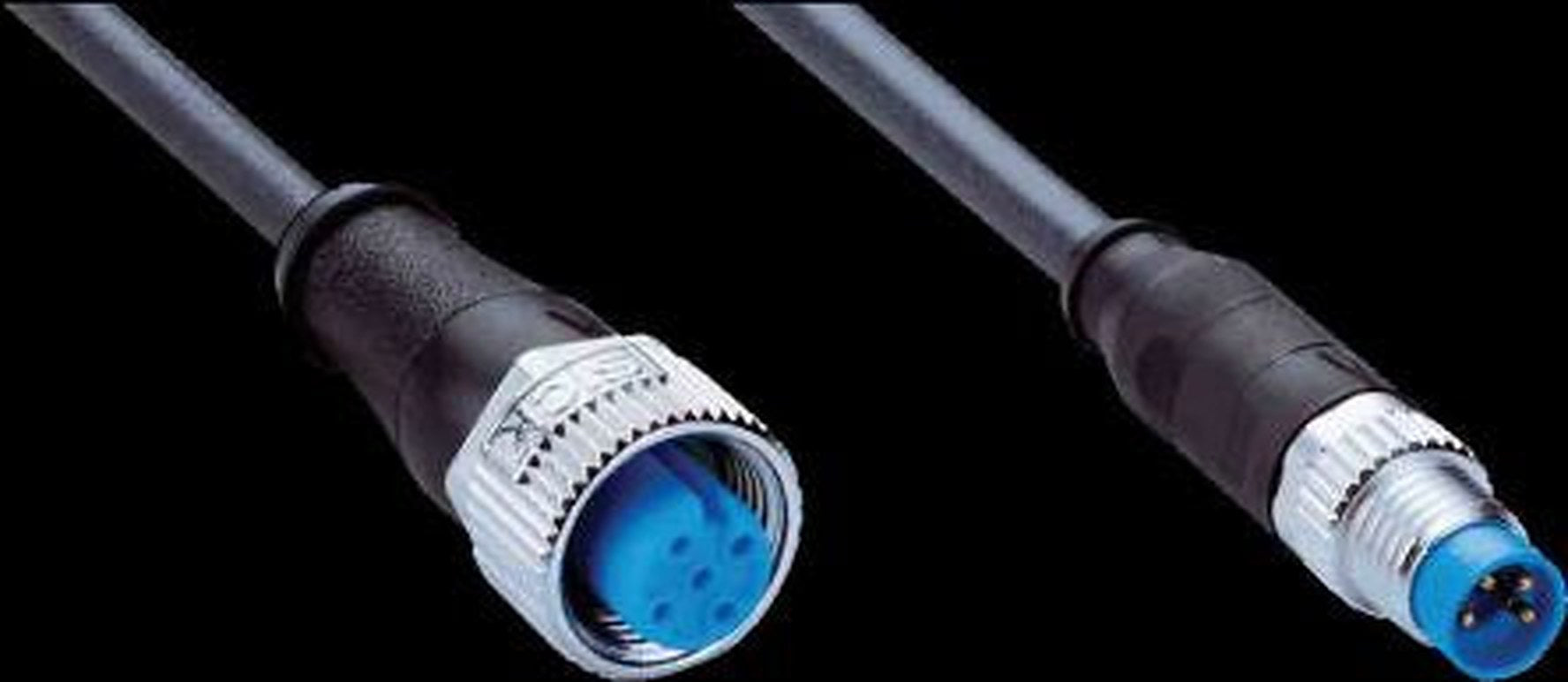 SICK Female 4 way M12 to Male 4 way M8 Sensor Actuator Cable, 2 m