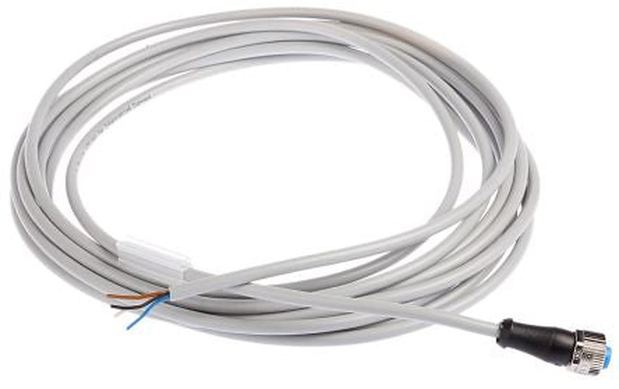 SICK Female 4 way M12, Straight to Unterminated 4 way Unterminated Sensor Actuator Cable, 5 m