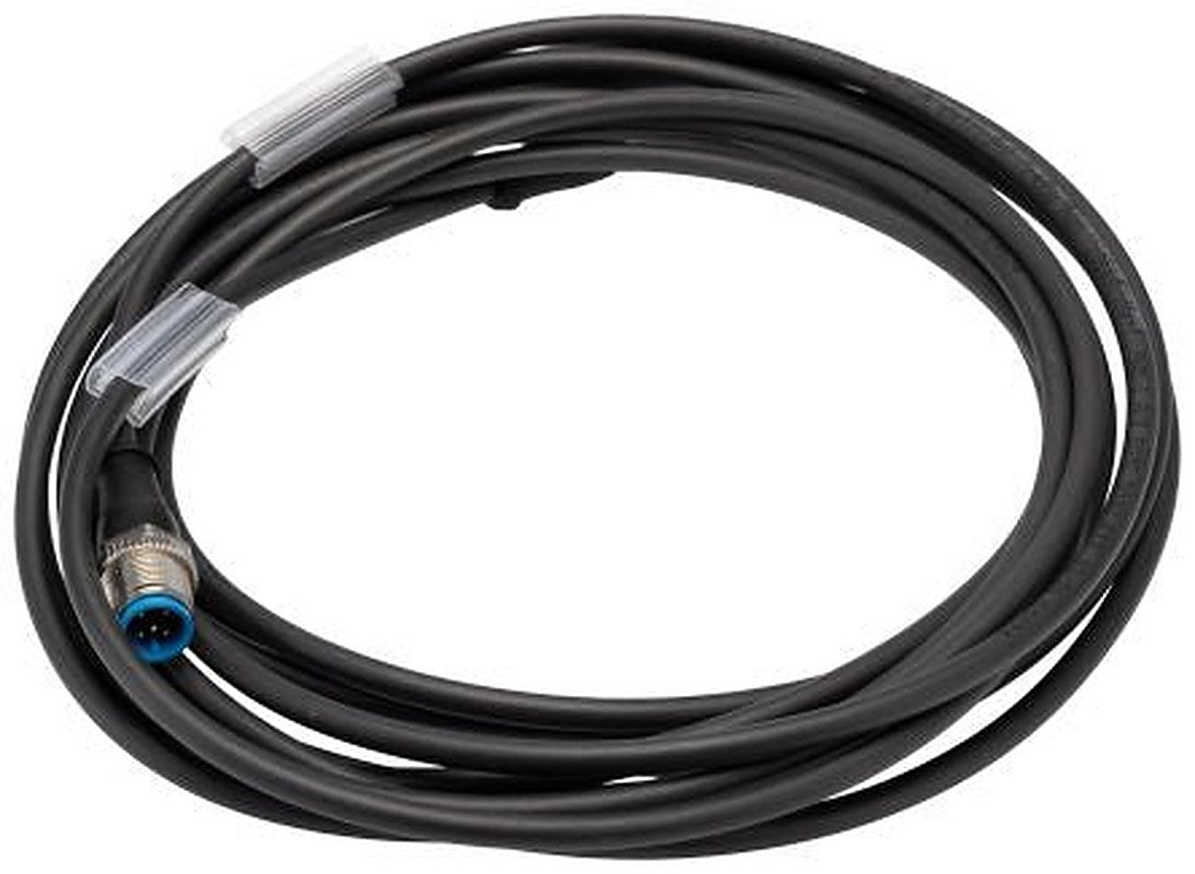 SICK Female 5 way M12, Straight to Male 5 way M12 Connector Cable, 5 m