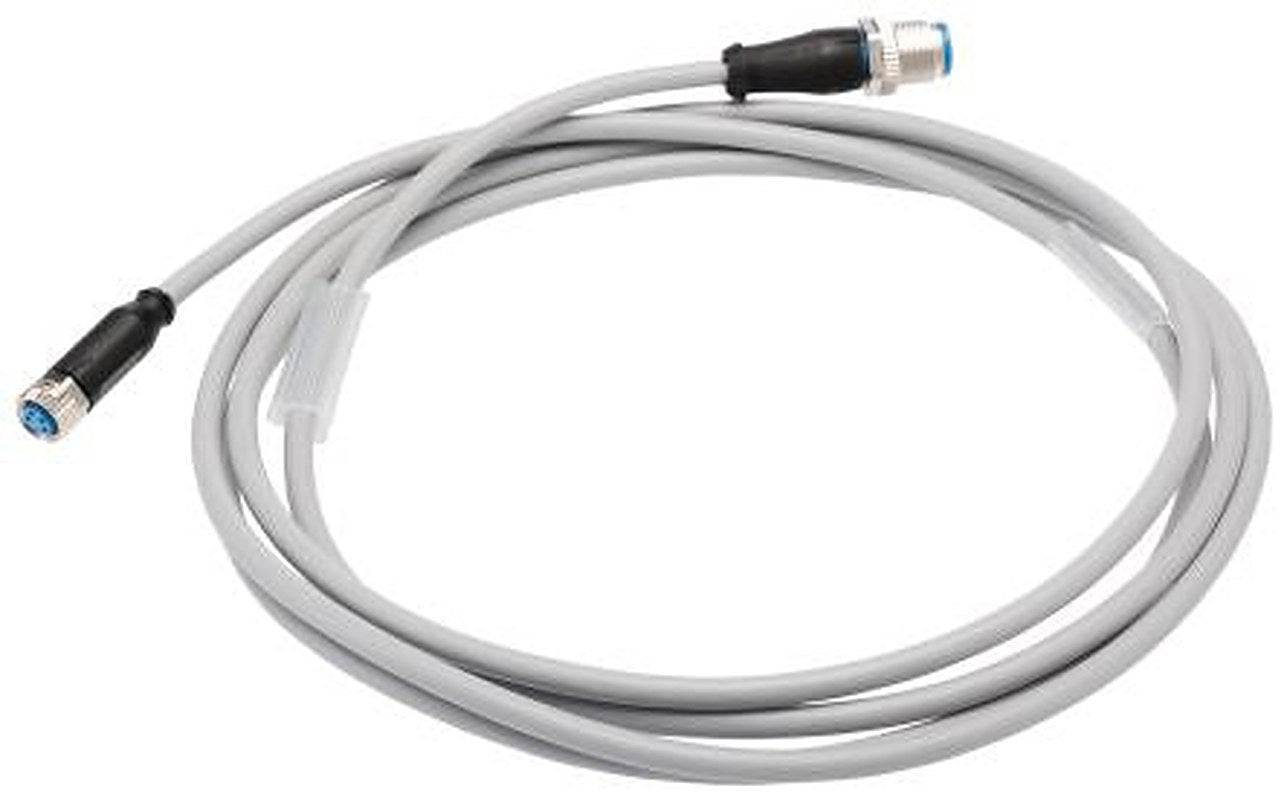 SICK Female 4 way M8, Straight to Male 4 way M12, Straight Connector Cable, 2 m