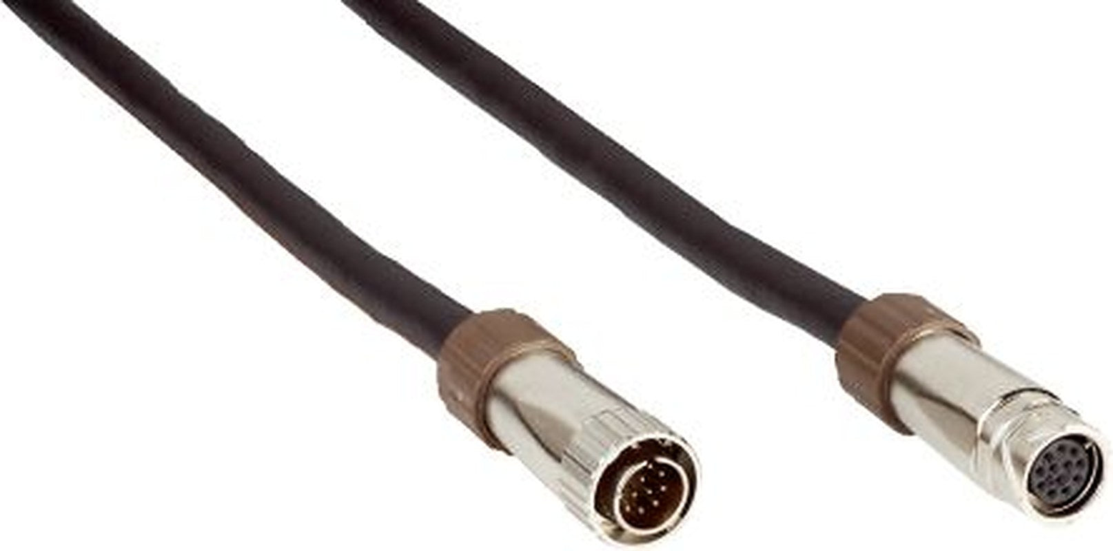 SICK Female 12 way M12, Straight to Male 12 way M12, Straight Connector Cable, 20 m
