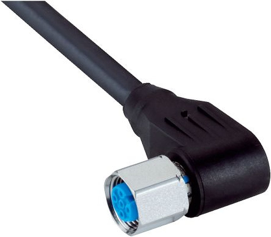SICK Female 4 way M12, Right Angle to Male 3 way M8 Connector Cable, 10 m