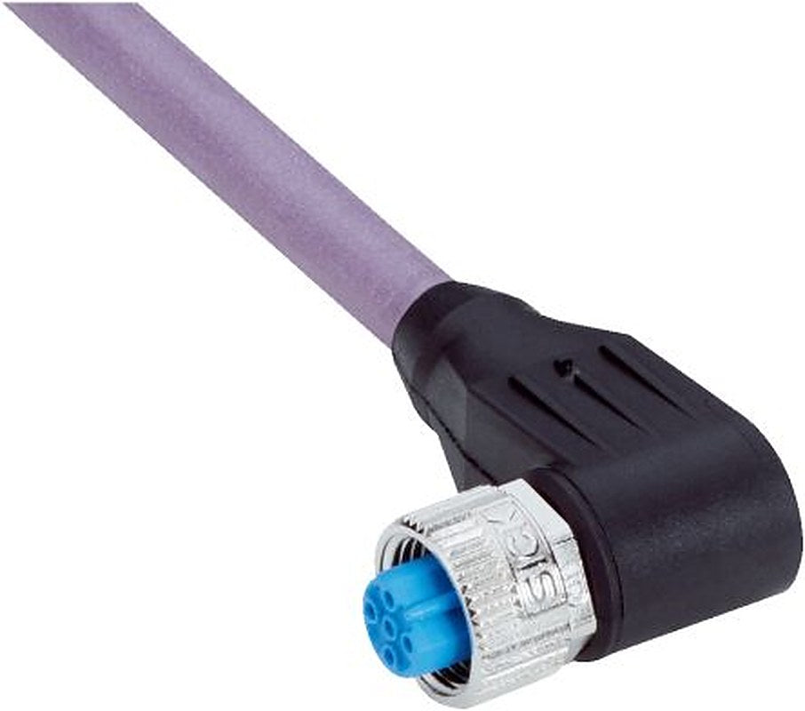 SICK Female 2 way M12, Right Angle to Male 3 way M8 Connector Cable, 10 m