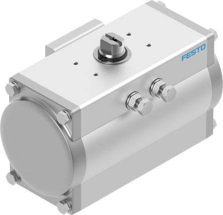 Festo DFPD Series 8 bar Single Acting Action Pneumatic Rotary Actuator, 160 mm Bore, 90 °