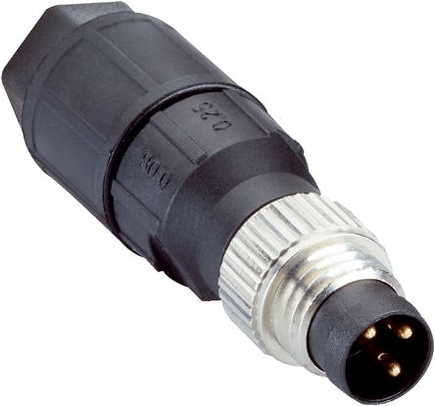 SICK Connector, 3 Contacts, Screw, M8 Connector, Plug, Male, IP67, YM08U13 Series