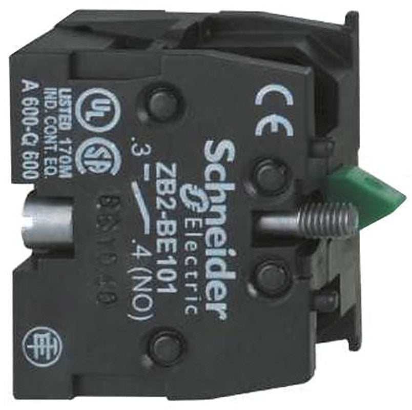 Schneider Electric ZB2 Series Contact Block, 600V, 1 NO