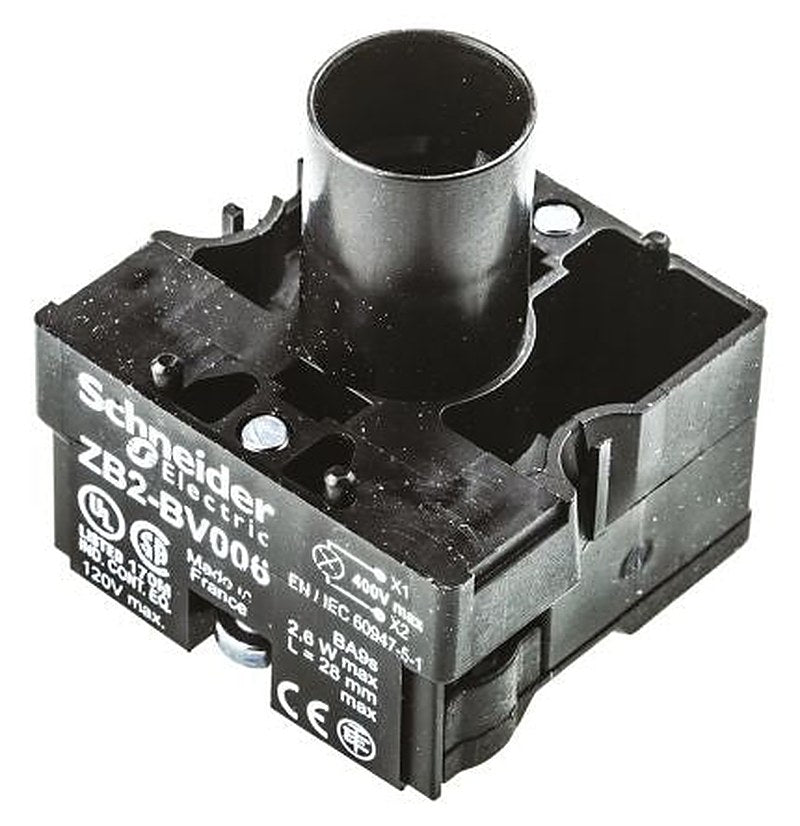 Schneider Electric ZB2BV006 Series Contact & Light Block, 400V