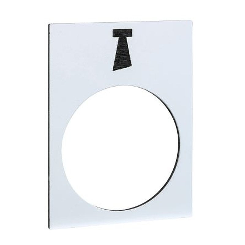 Schneider Electric Legend for Use with XACB, XACA, XACM, Pre-printed "Arrow