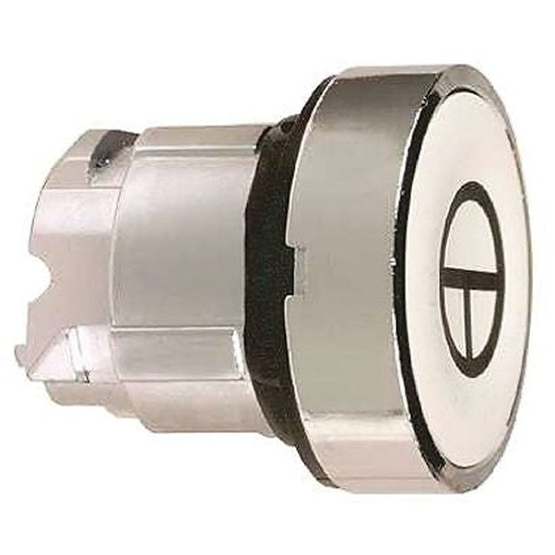 Schneider Electric Harmony XB4 Series White Spring Return Push Button Head, 22 mm Cutout, IP66, IP67, IP69K