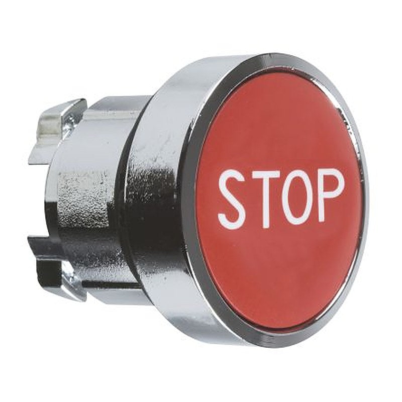 Schneider Electric Harmony Series Red Spring Return Push Button Head, 22 mm Cutout, IP69K, IP66, IP67