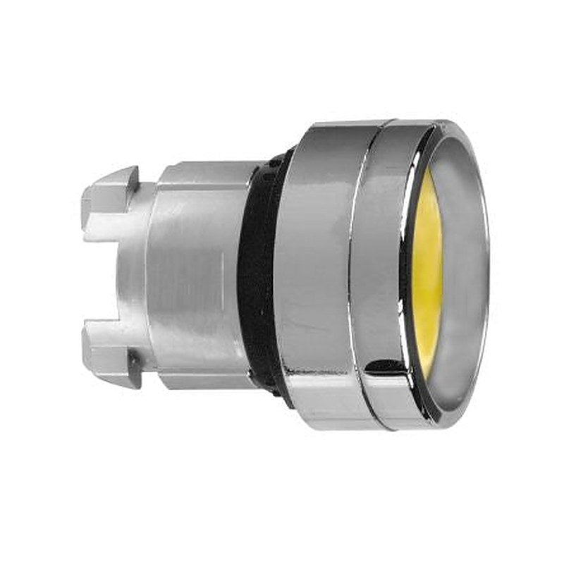 Schneider Electric Harmony Series Yellow Spring Return Push Button Head, 22 mm Cutout, IP67, IP66, IP69K