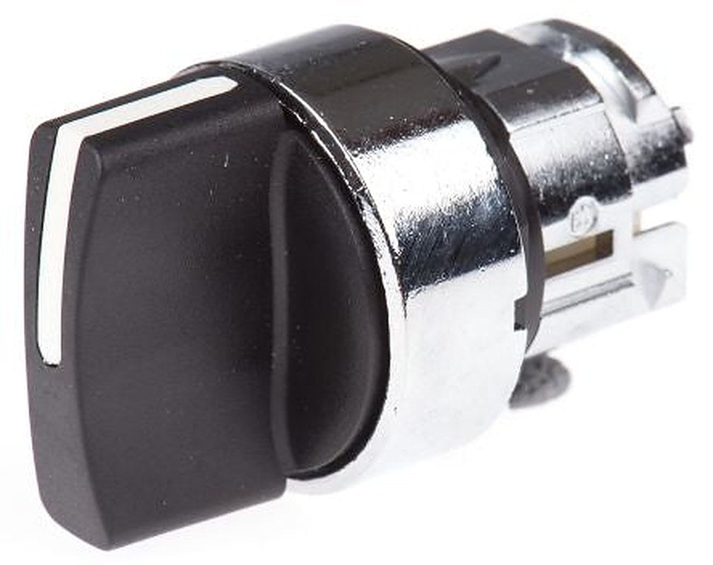 Schneider Electric Harmony Series 3 Position Selector Switch Head, 22 mm Cutout, Black Handle, IP66, IP69, IP67