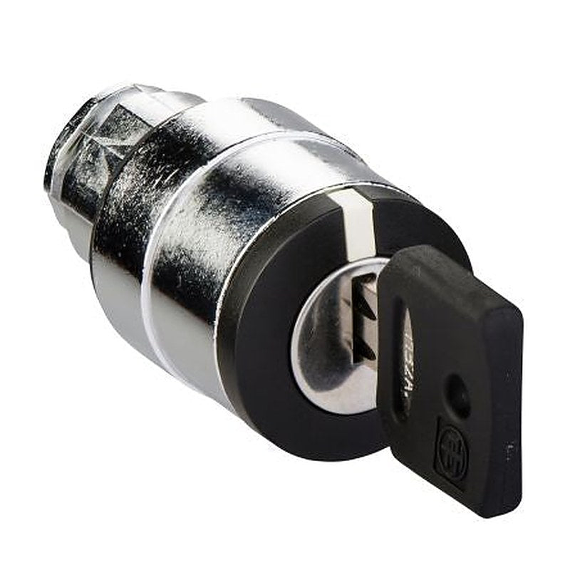 Schneider Electric ZB4 Series 2 Position Selector Switch Head, 22 mm Cutout, IP67, IP69, IP69K, IP66