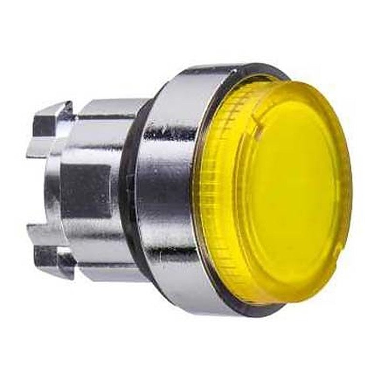Schneider Electric Harmony XB4 Series Yellow Momentary Push Button Head, 22 mm Cutout, IP66, IP69K