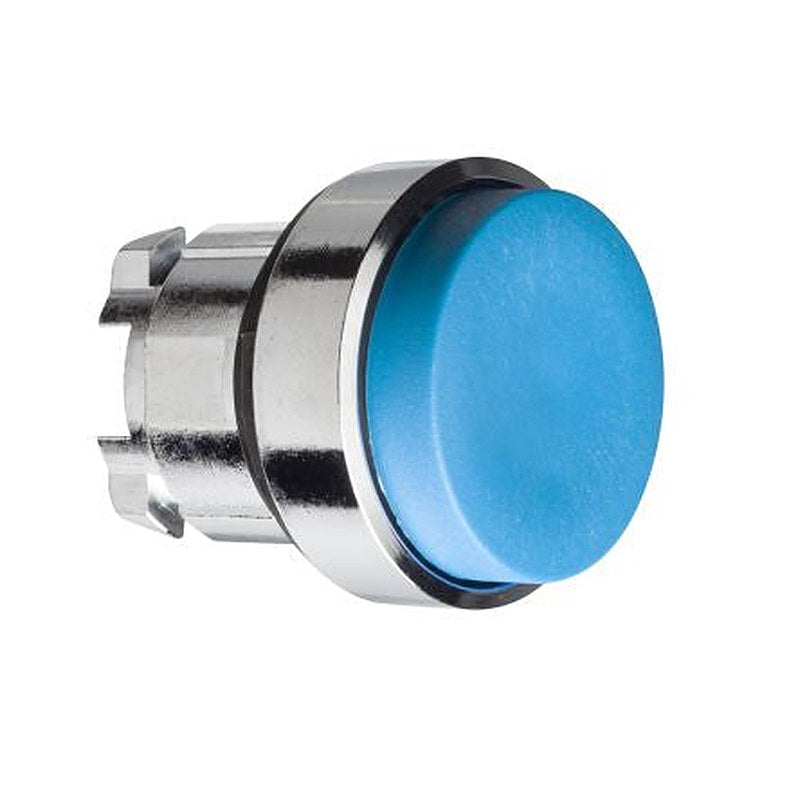 Schneider Electric Harmony Series Blue Spring Return Push Button Head, 22 mm Cutout, IP66, IP67, IP69K