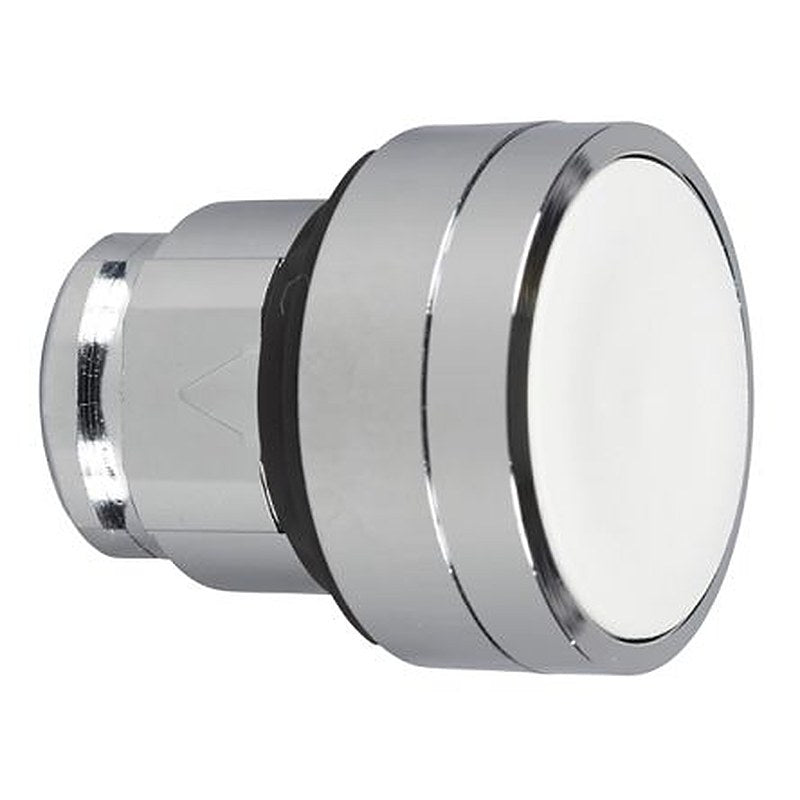 Schneider Electric Harmony XB4 Series White Spring Return Push Button Head, 22.5 mm Cutout, IP66, IP67, IP69, IP69K