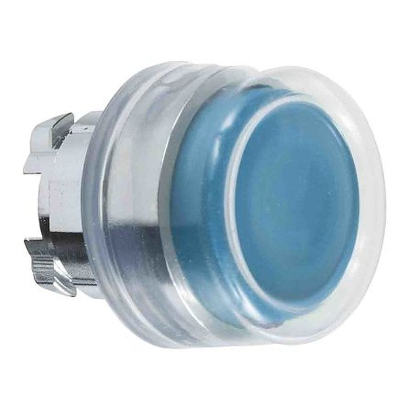 Schneider Electric Harmony Series Blue Spring Return Push Button Head, 22 mm Cutout, IP69K, IP67, IP66