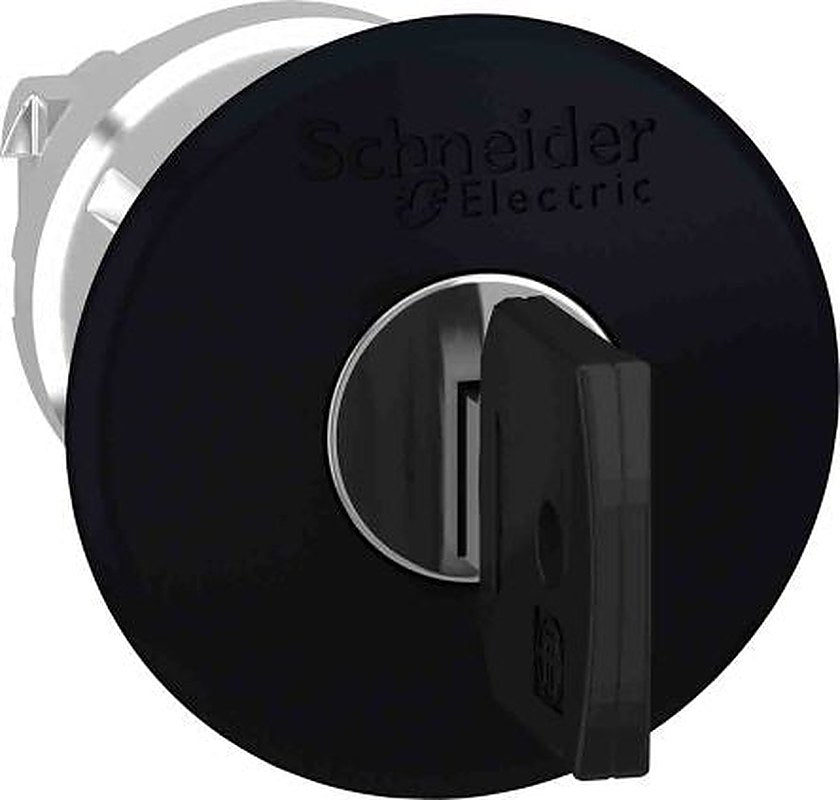 Schneider Electric Harmony 2-position Key Switch Head, Latching, 22 mm Cutout