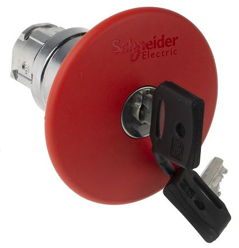 Schneider Electric Harmony Series, Key Release, Emergency Stop Push Button Head