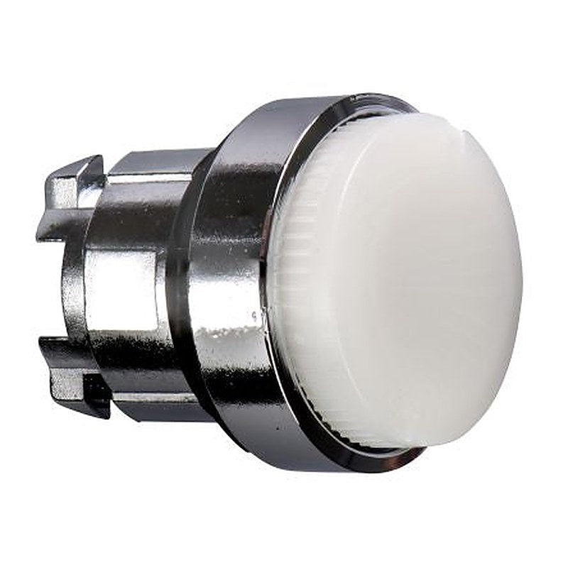 Schneider Electric Harmony Series White Spring Return Push Button Head, 22 mm Cutout, IP69K, IP66