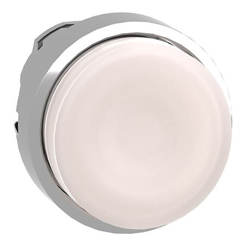 Schneider Electric Harmony Series White Spring Return Push Button Head, 22 mm Cutout, IP69K, IP66