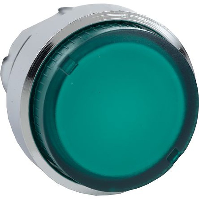 Schneider Electric Harmony Series Green Spring Return Push Button Head, 22 mm Cutout, IP69K, IP66