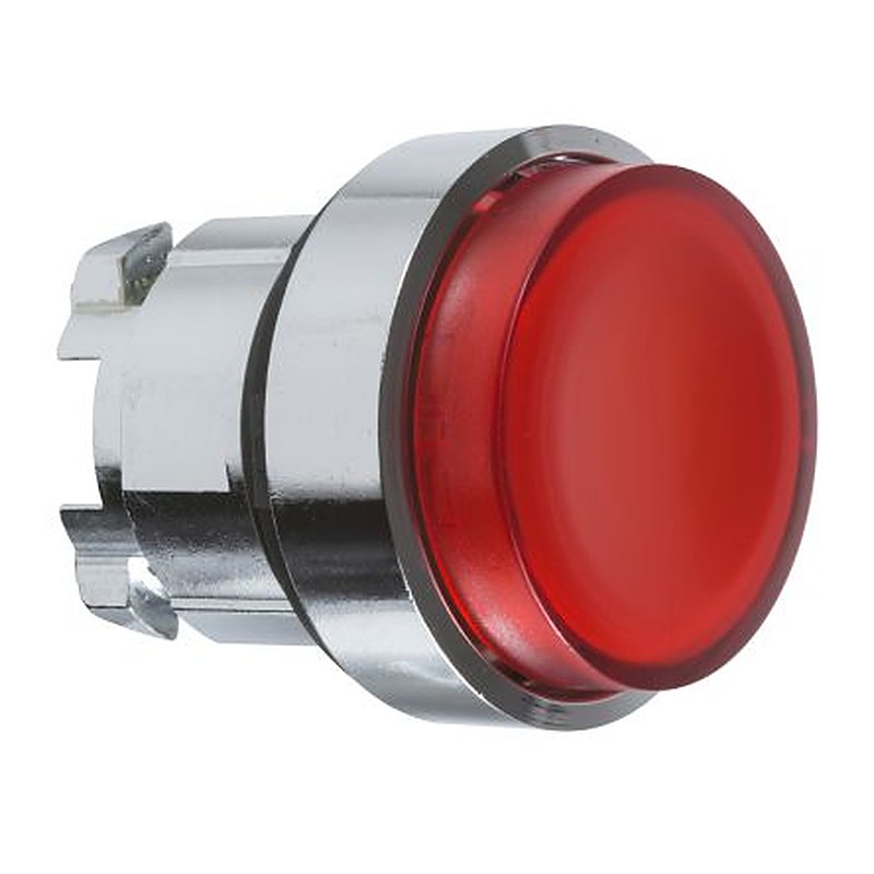 Schneider Electric Harmony Series Red Spring Return Push Button Head, 22 mm Cutout, IP66, IP69K