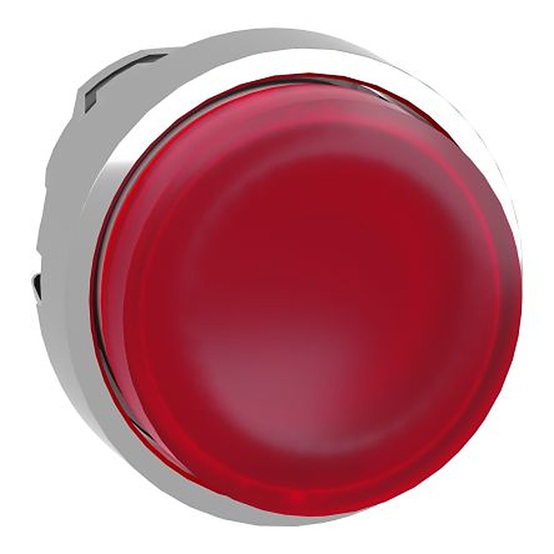 Schneider Electric Harmony Series Red Spring Return Push Button Head, 22 mm Cutout, IP69K, IP66
