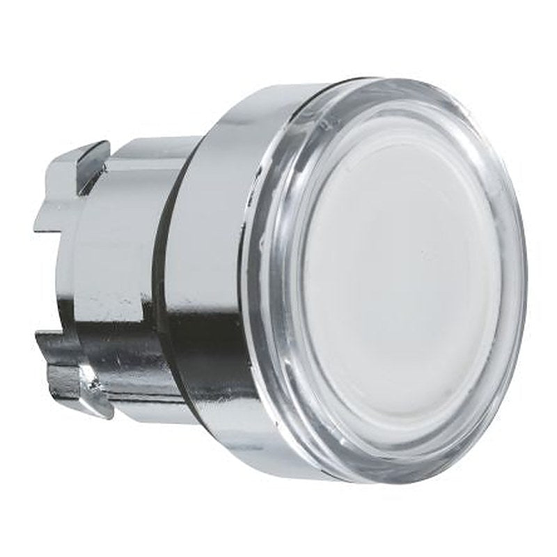 Schneider Electric Harmony Series White Spring Return Push Button Head, 22 mm Cutout, IP66, IP67, IP69K