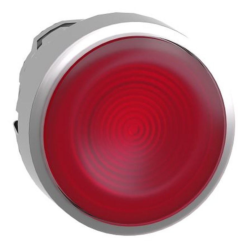 Schneider Electric Harmony Series Red Spring Return Push Button Head, 22 mm Cutout, IP69K, IP67, IP66