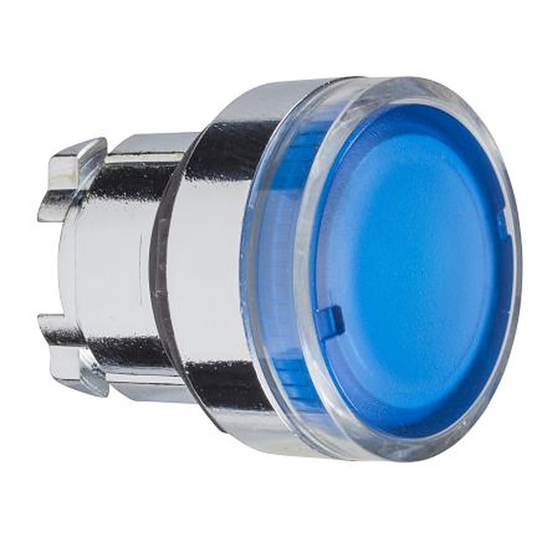 Schneider Electric Harmony Series Blue Spring Return Push Button Head, 22 mm Cutout, IP66, IP69K, IP67