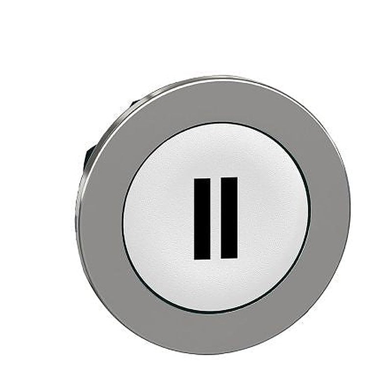 Schneider Electric Harmony XB4 Series White Momentary Push Button Head, 30 mm Cutout, IP69K, IP67, IP66