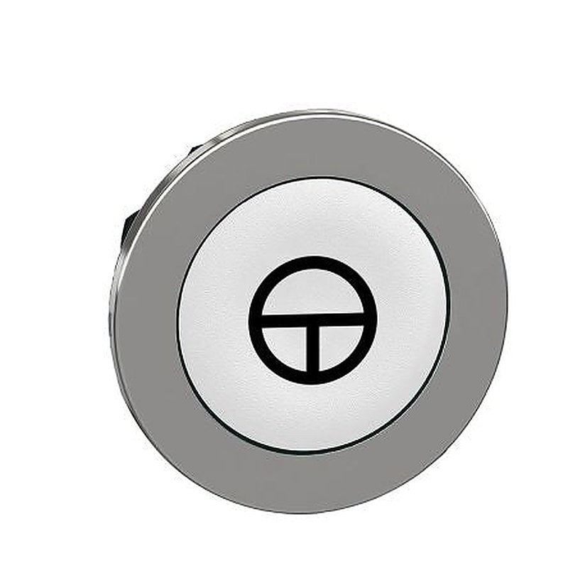 Schneider Electric Harmony XB4 Series White Momentary Push Button Head, 30 mm Cutout, IP66, IP67, IP69K