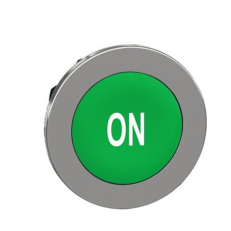 Schneider Electric Harmony XB4 Series Green Momentary Push Button Head, 30 mm Cutout, IP66, IP67, IP69K