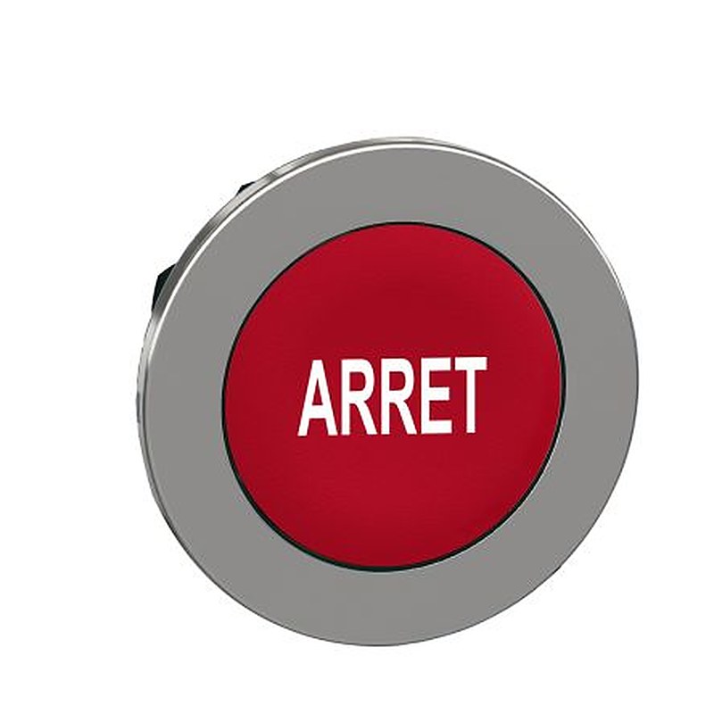 Schneider Electric Harmony XB4 Series Red Momentary Push Button Head, 30 mm Cutout, IP69K, IP67, IP66