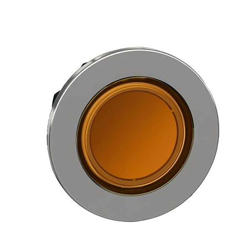 Schneider Electric Harmony XB4 Series Yellow Maintained Push Button Head, 30 mm Cutout, IP69K, IP66, IP67